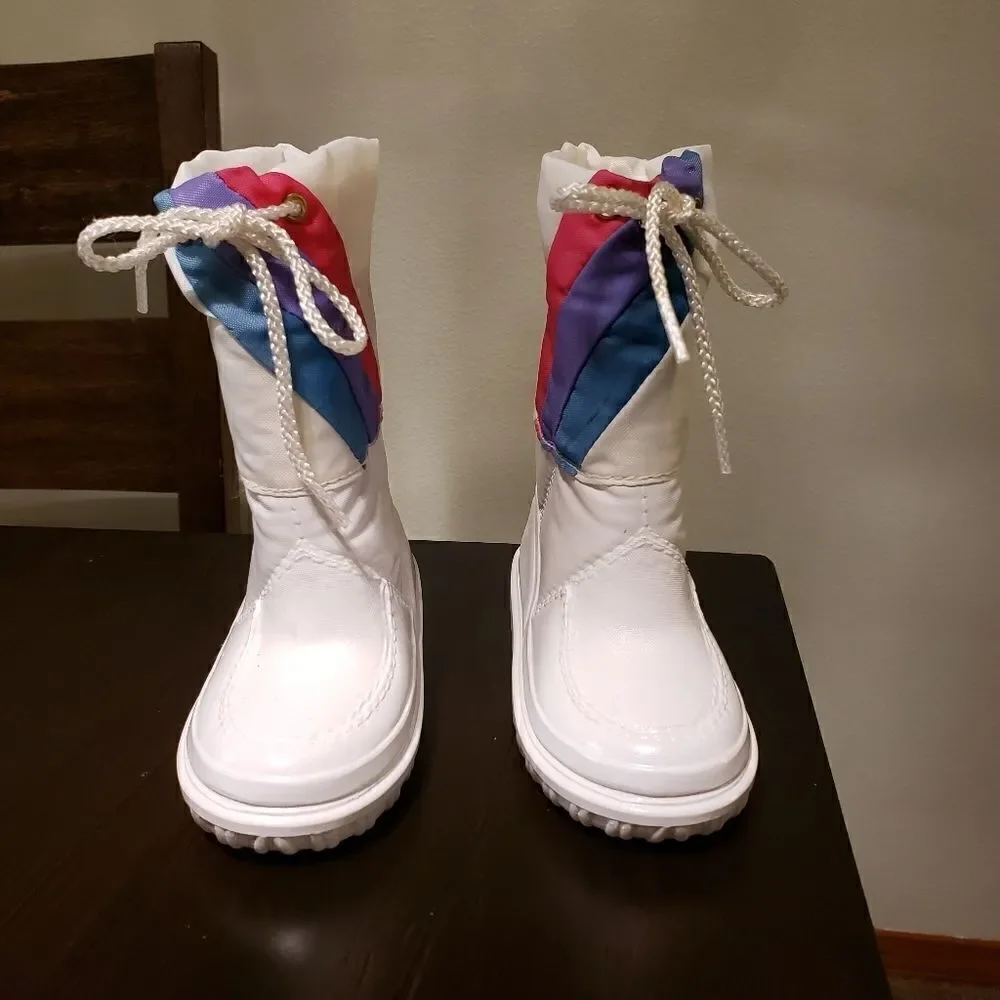 Waterproof Rubber  vintage Toddler  boots